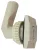 TRACON TFE-ZM2 - Biztonsági zár TFE.. és TFE..M fali fém elosztószekrényhez D=22.5mm (20mm), RAL7032