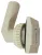 TRACON TFE-ZM2 - Biztonsági zár TFE.. és TFE..M fali fém elosztószekrényhez D=22.5mm (20mm), RAL7032