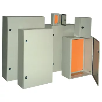   TRACON TFE606030 - Fém elosztószekrény, acél, szürke H×W×D=600×600×300mm, IP55