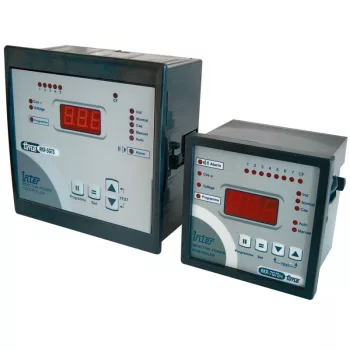   TRACON TFJA-06 - Fázisjavító automatika, egyfázisú, 7 kondenzátor telephez 96×96mm