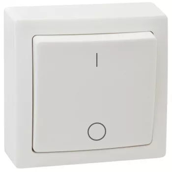   TRACON TFK102 - Falon kívüli kétpólusú kapcsoló 10AX/250VAC, IP20 (102)