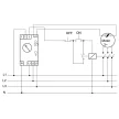 TRACON TFKV-04 - Védőrelé, feszültségfigyelő 3 fázisra aszim/túlmel. véd 3x230/400V AC,+/-5% - +/-25%, 5A/250V AC