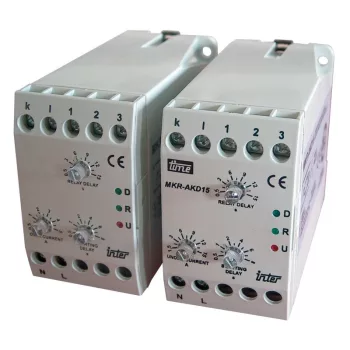   TRACON TFKV-AKD05 - Védőrelé, áramcsökkenés ellen 0.5-5A/230V AC, 250V AC, 10A/24V AC/DC