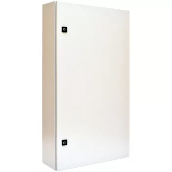   TRACON TGEF6010520 - Fémajtós fém elosztószekrény W×L×H=600×1050×200 / 144M (6×24) , IP54