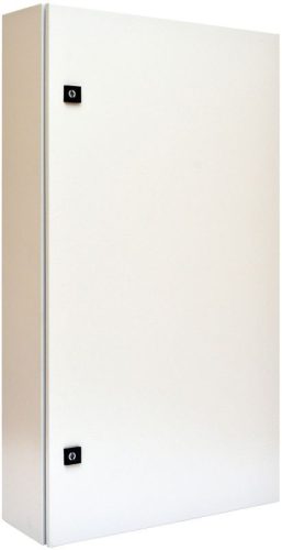 TRACON TGEF6010520 - Fémajtós fém elosztószekrény W×L×H=600×1050×200 / 144M (6×24) , IP54