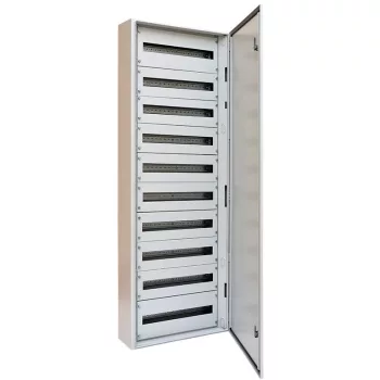   TRACON TGEF6018025 - Fémajtós fém elosztószekrény 600×1800×250 / 264M (24×11 rows)