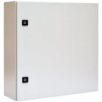   TRACON TGEF606020 - Fémajtós fém elosztószekrény W×L×H=600×600×200 / 72M (3×24), IP54