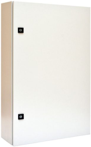 TRACON TGEF607520 - Fémajtós fém elosztószekrény W×L×H=600×750×200 / 96M (4×24) , IP54