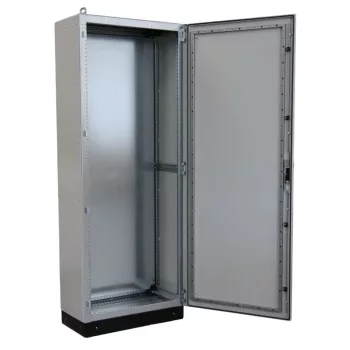   TRACON TGEFM8021040 - Moduláris (sorolható) fém elosztószekrény teli szerelőlappal W×L×H=800×2100×400 / IP54