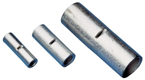 TRACON TH1.5 - Szigeteletlen toldóhüvely, ónozott elektrolitréz 1,5mm2, (d1=1,9mm, L=12mm)