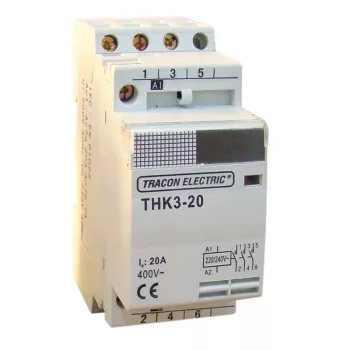   TRACON THK2-32-24 - Installációs kontaktor 230V, 50Hz, 2P, 2×NO, 32/12A, 24V AC