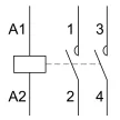TRACON THK2-32-24 - Installációs kontaktor 230V, 50Hz, 2P, 2×NO, 32/12A, 24V AC