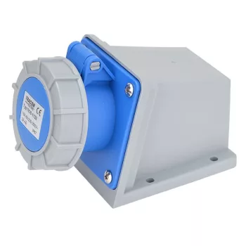   TRACON TICS-1132 - Felületre szerelhető ipari csatlakozóaljzat 16A, 250V, 2P+E, 6h, IP67