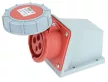 TRACON TICS-1142 - Felületre szerelhető ipari csatlakozóaljzat 16A, 400V, 3P+E, 6h, IP67