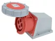 TRACON TICS-1242 - Felületre szerelhető ipari csatlakozóaljzat 32A, 400V, 3P+E, 6h, IP67