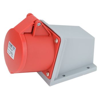   TRACON TICS-125 - Felületre szerelhető ipari csatlakozóaljzat 32A, 400V, 3P+N+E, 6h, IP44