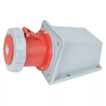   TRACON TICS-144 - Felületre szerelhető ipari csatlakozóaljzat 125A, 400V, 3P+E, 6h, IP67