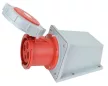 TRACON TICS-144 - Felületre szerelhető ipari csatlakozóaljzat 125A, 400V, 3P+E, 6h, IP67
