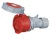 TRACON TICS-2152H - Ipari csatlakozóaljzat, fokozott védelemmel 16A, 400V, 3P+N+E, 6h, IP67
