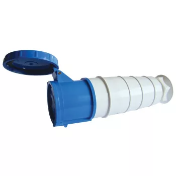   TRACON TICS-243 - Ipari csatlakozóaljzat, fokozott védelemmel 125A, 250V, 2P+E, 6h, IP67