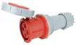 TRACON TICS-244 - Ipari csatlakozóaljzat, fokozott védelemmel 125A, 400V, 3P+E, 6h, IP67