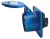 TRACON TICS-413 - Beépíthető egyenes ipari csatlakozóaljzat 16A, 250V, 2P+E, 6h, IP44