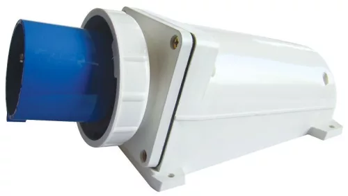 TRACON TICS-543 - Felületre szerelhető ipari csatlakozó dugó 125A, 250V, 2P+E, 6h, IP67