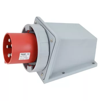   TRACON TICS-545 - Felületre szerelhető ipari csatlakozó dugó 125A, 400V, 3P+N+E, 6h, IP67