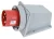 TRACON TICS-545 - Felületre szerelhető ipari csatlakozó dugó 125A, 400V, 3P+N+E, 6h, IP67