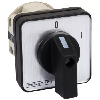   TRACON TK-166/3 - Kézikapcsoló, BE-KI 400V, 50Hz, 160A, 3P, 37kW, 88×88mm, 60°