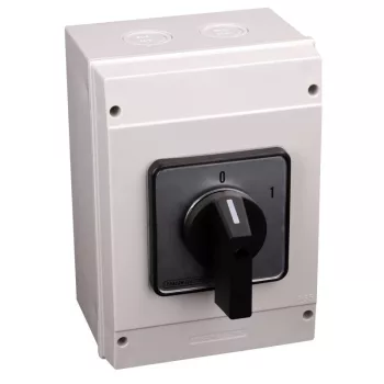   TRACON TKM-16/QT65 - Tokozott közvetlen motorkapcsoló, BE-KI 400V, 50Hz, 160A, 37kW, 88×88mm, IP65