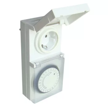   TRACON TKO-DNV - Dugaszolható napi kapcsolóóra, elektromechanikus 230V, 16A, IP44