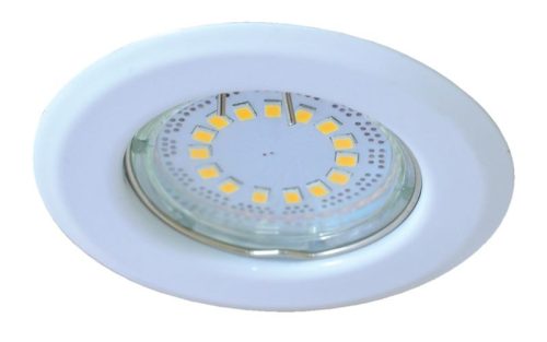 TRACON TLC-2W - Beépíthető lámpatest spot fényforrásokhoz, fehér max.50W, MR16, D=82mm
