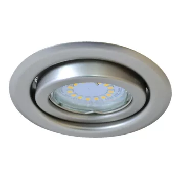   TRACON TLC-6MC - Beépíthető lámpatest spot fényforrásokhoz, matt króm max.50W, MR16, D=97mm, 30°