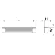 TRACON TLFV-258E - Fénycsöves védett lámpatest elektronikus előtéttel 230V, 50Hz, T8, G13, 2×58 W, IP65, ABS/PC, A2