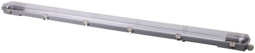 TRACON TLFVLEDN212 - Védett lámpatest LED csövekhez, egyoldalas betáp 230 V, 50 Hz, G13, 1200 mm, IP65, ABS/PC,