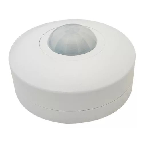 TRACON TMB-011 - Mozgásérzékelő, mennyezetre, fehér 230V, 50Hz, 360°, 10s-15min, IP20