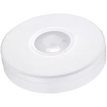   TRACON TMB-011LIP - Védett mozgásérzékelő, mennyezetre, lapos, fehér 230V, 50Hz, 2000W, 360°, 1-8m, 10s-15min, 3-2000lux, IP65