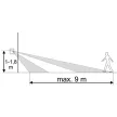 TRACON TMB-060 - Mozgásérzékelő, süllyesztett, fehér 230V, 50 Hz 160°, 3-2000lux, 10s-7min, IP20