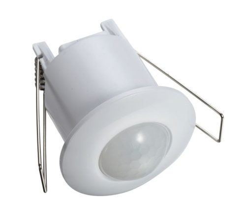 TRACON TMB-061M - Mozgásérzékelő, süllyeszthető, mini, fehér 230V, 50Hz, 360°, 1-6m, 10s-15min, 3-2000lux, IP20