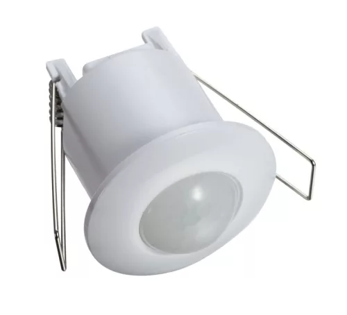 TRACON TMB-061M - Mozgásérzékelő, süllyeszthető, mini, fehér 230V, 50Hz, 360°, 1-6m, 10s-15min, 3-2000lux, IP20