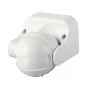   TRACON TMB-152R - Mozgásérzékelő, fali, radaros, fehér 230V, 50Hz 5,8GHz, 180°, 5-15m, 10s-12min, 3-2000lux, IP44