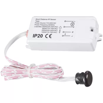   TRACON TMBK122 - Mozgásérzékelő, rövid távú, működtetés kézzel 230V, 50Hz, 500/200W, 5-6cm, IP20