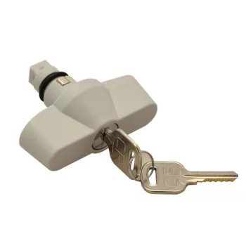   TRACON TME-ZM - Biztonsági zár TME szekrényhez 180°, key removable in both positions