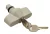 TRACON TME-ZM - Biztonsági zár TME szekrényhez 180°, key removable in both positions