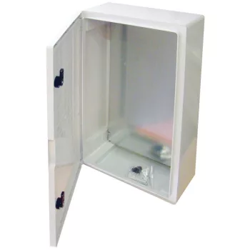   TRACON TME604020 - Műanyag elosztószekrény HxWxD=600x400x200mm, IP65, IK10, 1000V AC/DC, RAL7035
