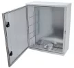 TRACON TME605022M - Műanyag elosztószekrény maszkos 3x22mod, HxWxD=600x500x220mm, IP65, IK10, 1000V AC/DC