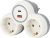TRACON TND2-USBAC - Többférőhelyes átalakító csatlakozó, USBC+USBA, szürke+fehér 2×SCHUKO, max.16A, 230VAC, 3680W, PP, USB-A+C:5V, 3,4A 17.0W