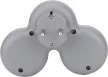 TRACON TND2-USBAC - Többférőhelyes átalakító csatlakozó, USBC+USBA, szürke+fehér 2×SCHUKO, max.16A, 230VAC, 3680W, PP, USB-A+C:5V, 3,4A 17.0W