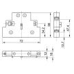 TRACON TPKB11 - Oldalsó segédérintkező TR1C kontaktorokhoz 230V, 50Hz, 2A, 1×NC+1×NO